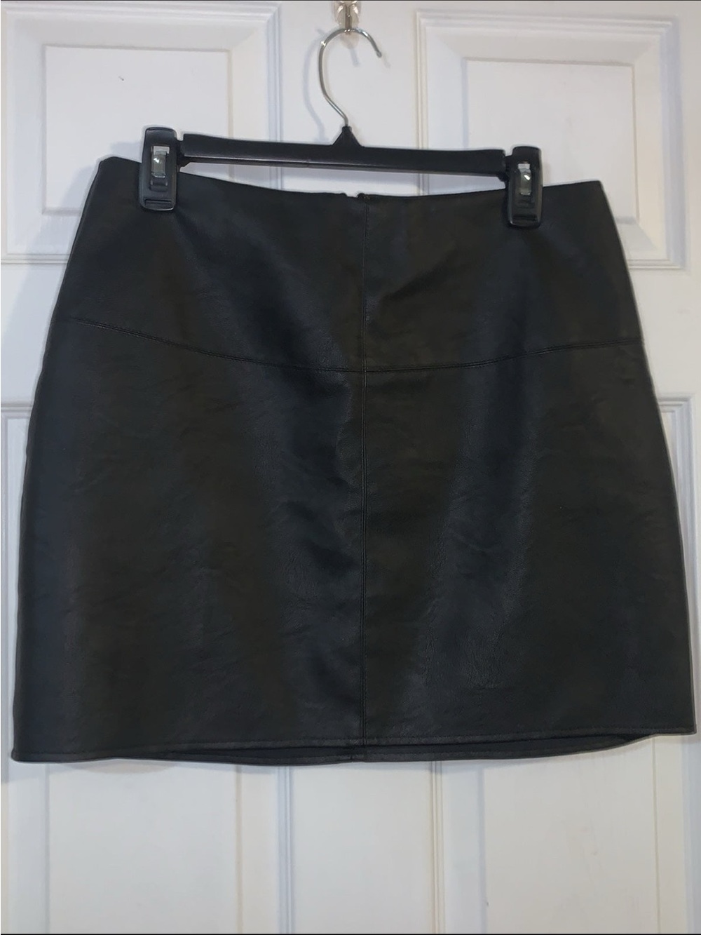 Missguided Black Faux Leather Mini Skirt